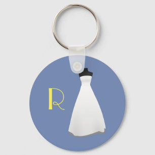 Monogram Bridesmaid Keychain