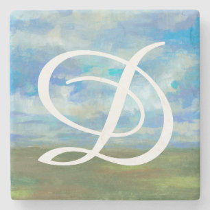 Monogram   Bright Day II Stone Coaster