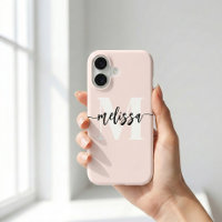 Monogram Brush Calligraphy Blush