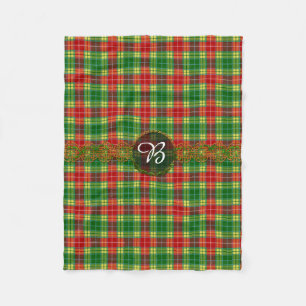Monogram Buchanan Tartan Fleece Blanket