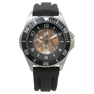 Monogram Buck in Fall Camo White Tail Deer Watch