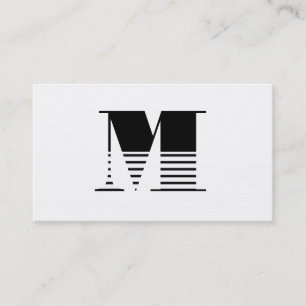 Monogram Business Card