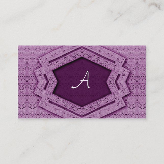 Monogram - Business card (Front)