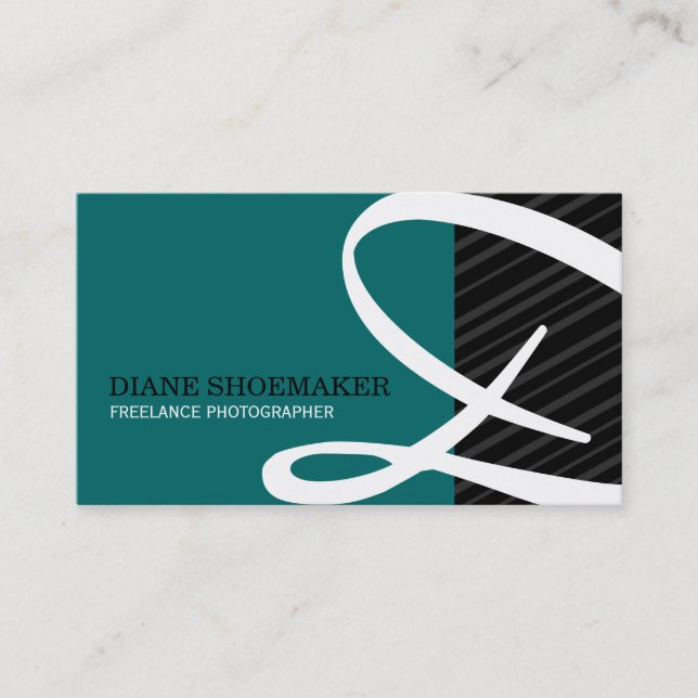 Monogram Business Card - CUSTOM (Front)