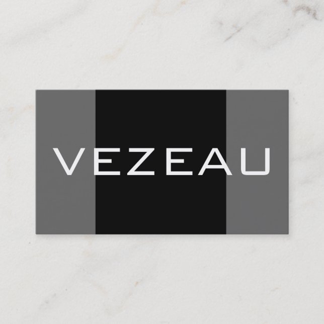 Monogram Business Cards (Front)