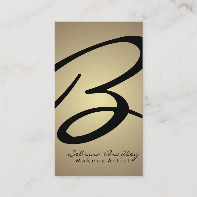 Monogram - Business Cards (Front)