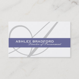 Monogram Business Cards