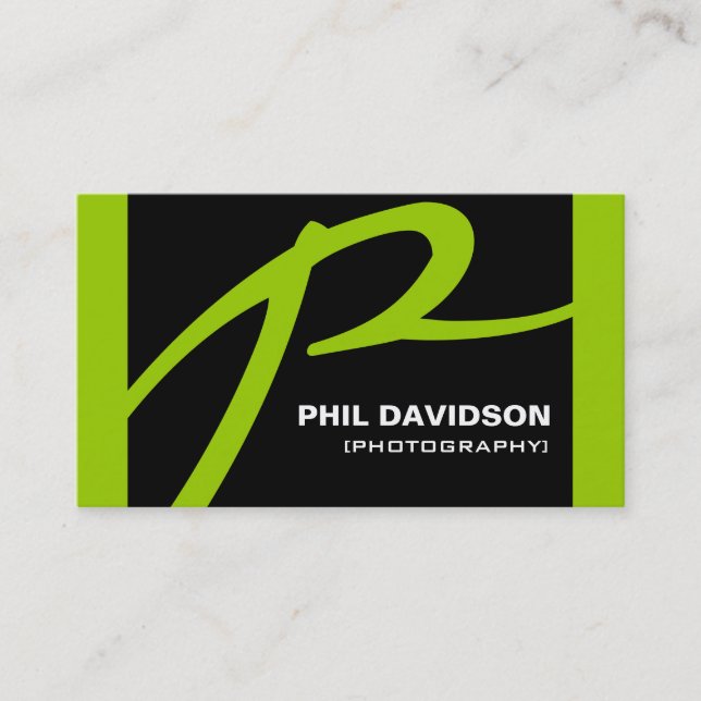 Monogram Business Cards (Front)