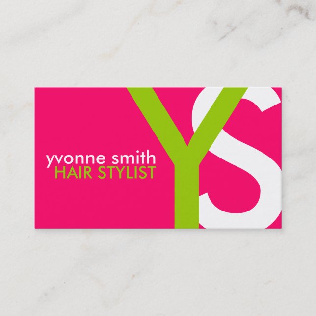 Monogram Business Cards (Front)