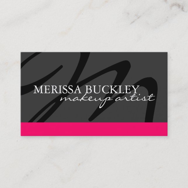 Monogram Business Cards (Front)