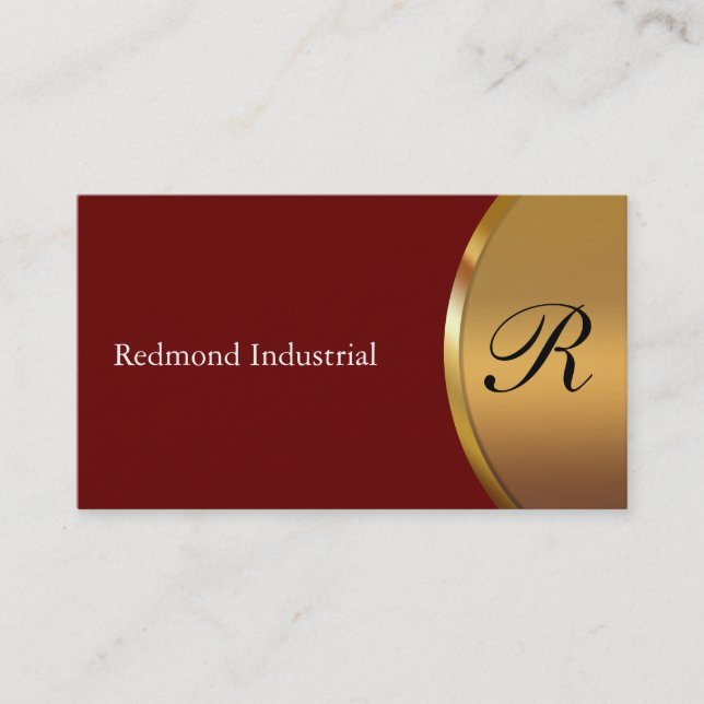 Monogram Business Cards (Front)