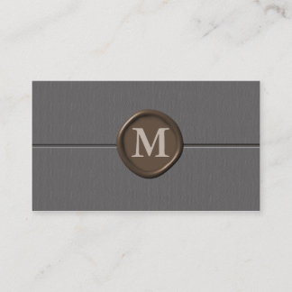monogram Business Cards - Customised
