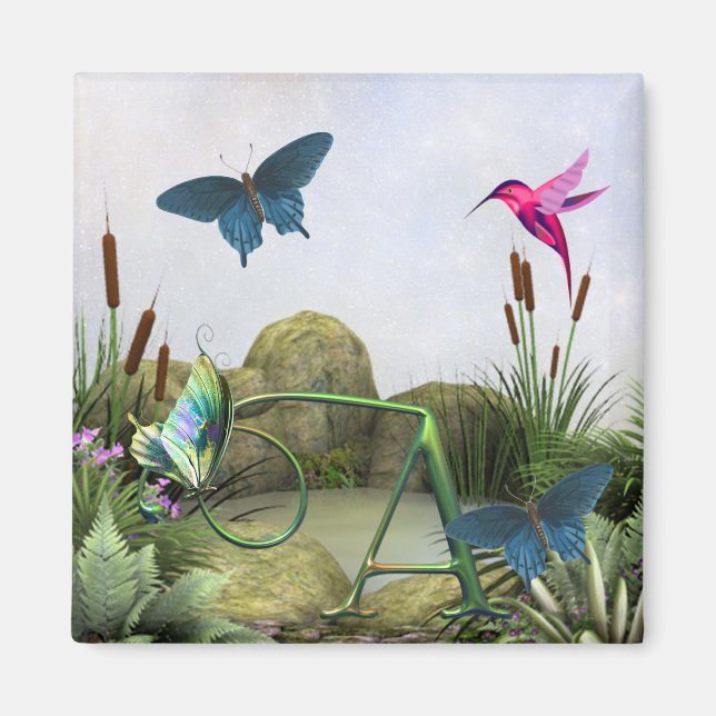 Monogram Butterfly Magnet Fantasy A (Front)