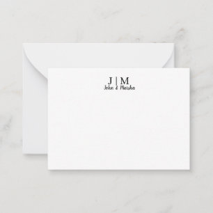 Monogram Card