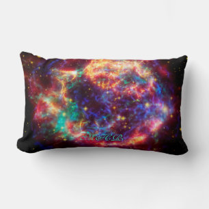 Monogram Cassiopeia, Milky Ways Youngest Supernova Lumbar Cushion