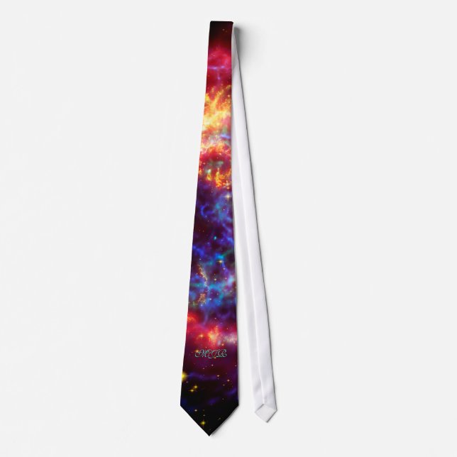 Monogram Cassiopeia, Milky Ways Youngest Supernova Tie (Front)