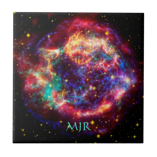 Monogram Cassiopeia, Milky Ways Youngest Supernova Tile (Front)