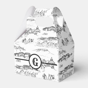 Monogram Chattanooga Toile Favour Box