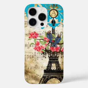 Monogram Cherry Blossom Love Bird Chandelier  iPhone 16 Pro Case