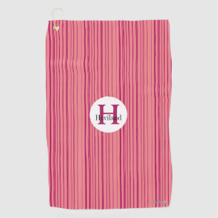 Monogram Cherry Line Monogram Golf Towel HAMbWG