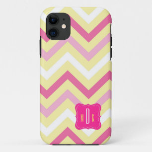 Monogram Chevron Design Phone Case