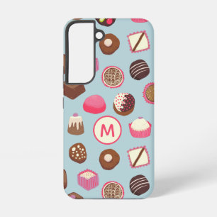 Monogram Chocolate Candy Confectionery Samsung Galaxy Case