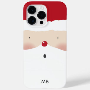 Monogram Christmas Santa Cute Fun Modern Case-Mate iPhone 14 Pro Max Case