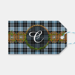 Monogram Clark Tartan Gift Tags