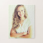 Monogram Class Year Custom Photo Graduation Jigsaw Puzzle<br><div class="desc">Design is composed of multilayer monogram. Add a custom photo and class year. Filter has been applied.

Available here:
http://www.zazzle.com/store/selectpartysupplies</div>