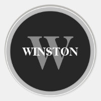 Monogram Classic Black and white Serif font