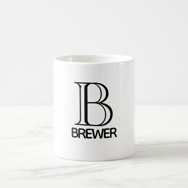 Monogram Classic Coffee Mug (Center)