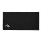 Monogram Classic Elegant Minimal Black and White