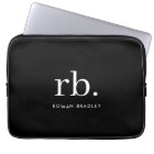 Monogram Classic Elegant Minimal Black and White