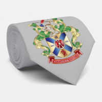 Monogram Coat of Arms Silver Knight Shield Dragon