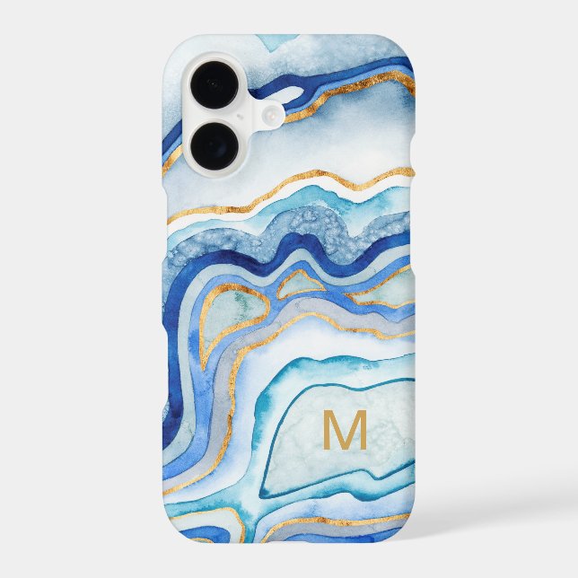 Monogram | Cobalt Agate II (Back)