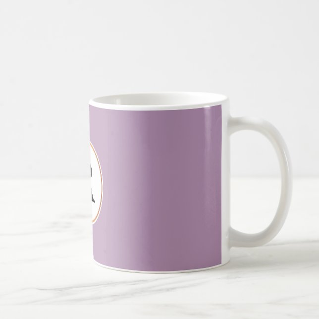 monogram coffee mug (Right)