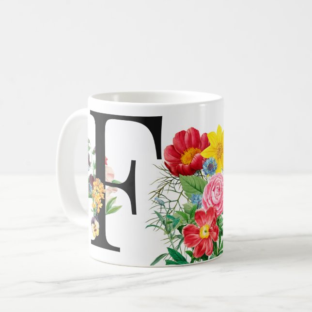 Monogram Coffee Mug (Front Left)