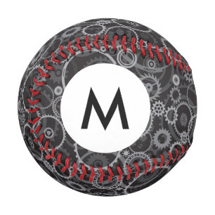 Monogram Cogwheels pattern Baseball