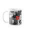 Monogram Collage Custom Photo Mug - Red
