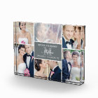 Monogram Collage Photo Block