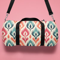 Monogram Colourful Tribal Abstract Pattern