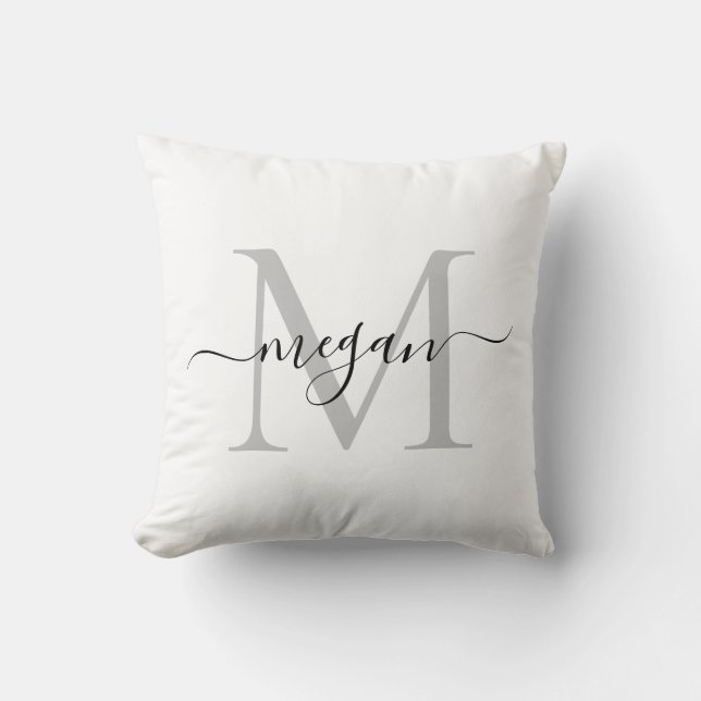 Monogram Cushion - Add your Name (Front)