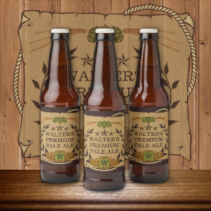 Monogram Custom Beer Labels