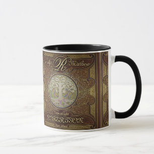 Monogram Custom Family Tree Anniversary Mug