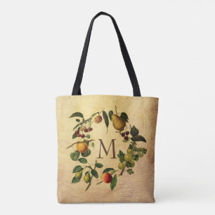 monogram custom personalised nature  tote bag