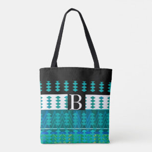 monogram custom personalised stylish tote bag