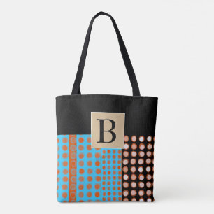 monogram custom personalised stylish tote bag