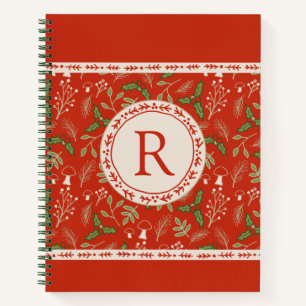 Monogram Custom Spiral Notebook
