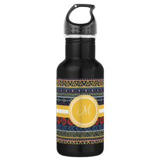 Monogram Custom Tribal Wallpaper 532 Ml Water Bottle