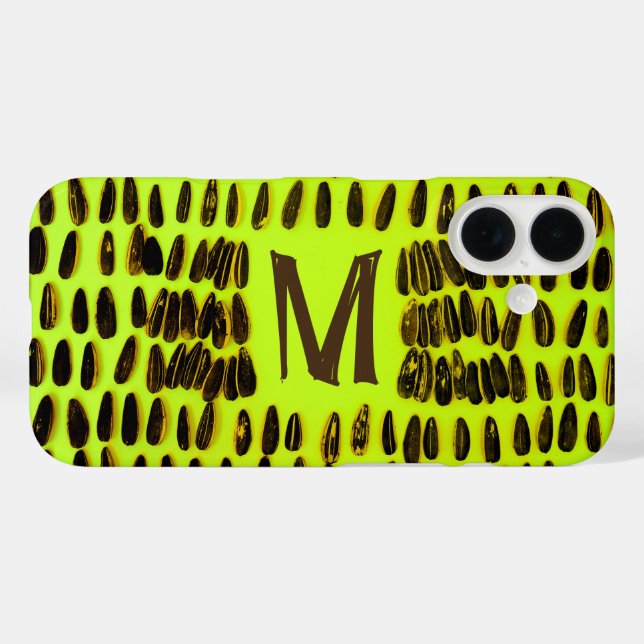 Monogram Customisable Cool Cut Unique Case-Mate iPhone Case (Back (Horizontal))